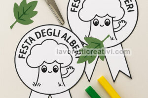 coccarde festa alberi