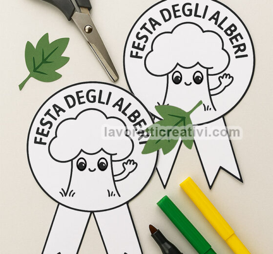 coccarde festa alberi