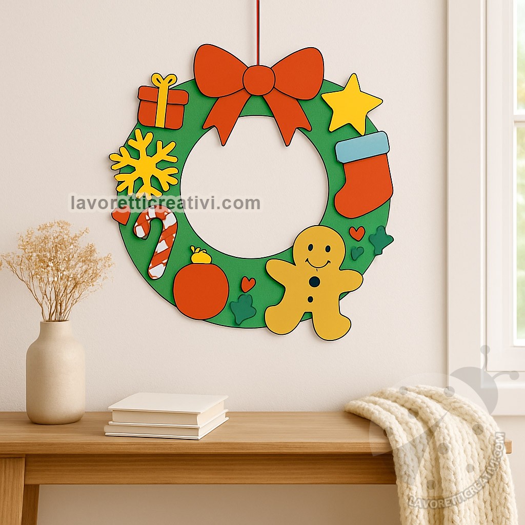 ghirlanda natale ingresso casa