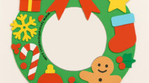 ghirlanda natale per bambini