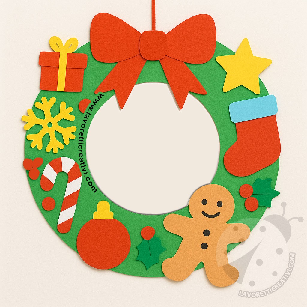 ghirlanda natale per bambini
