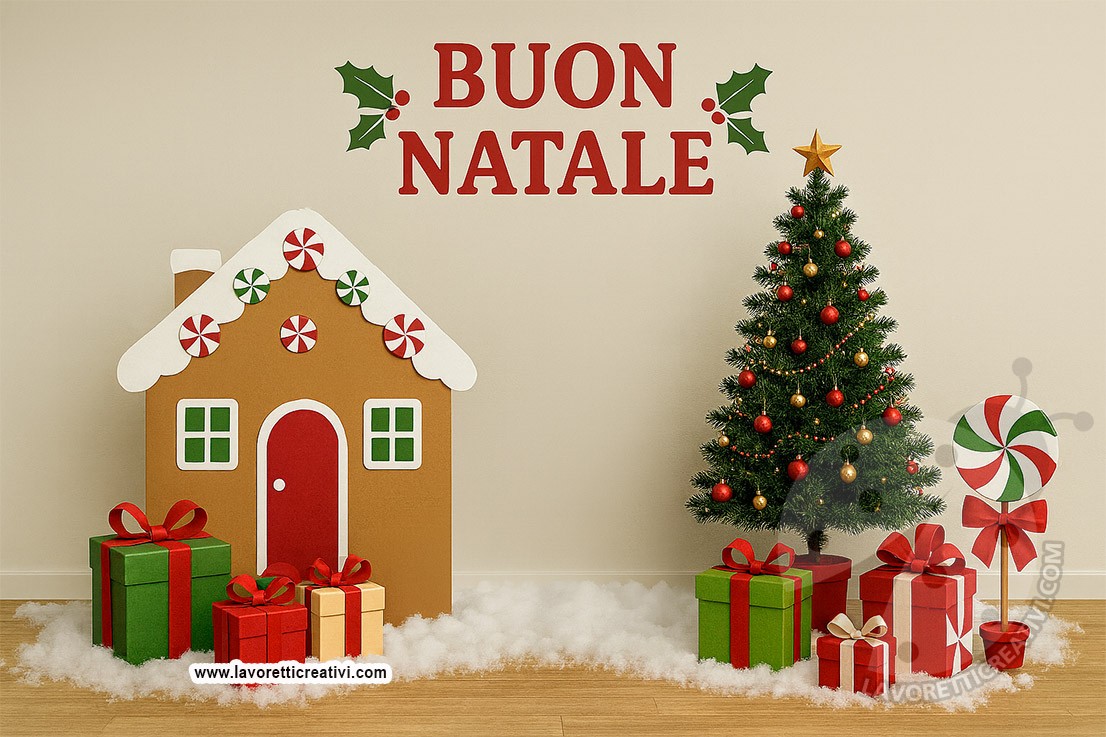 Scenografie di Natale per la scuola dell'infanzia fai da te