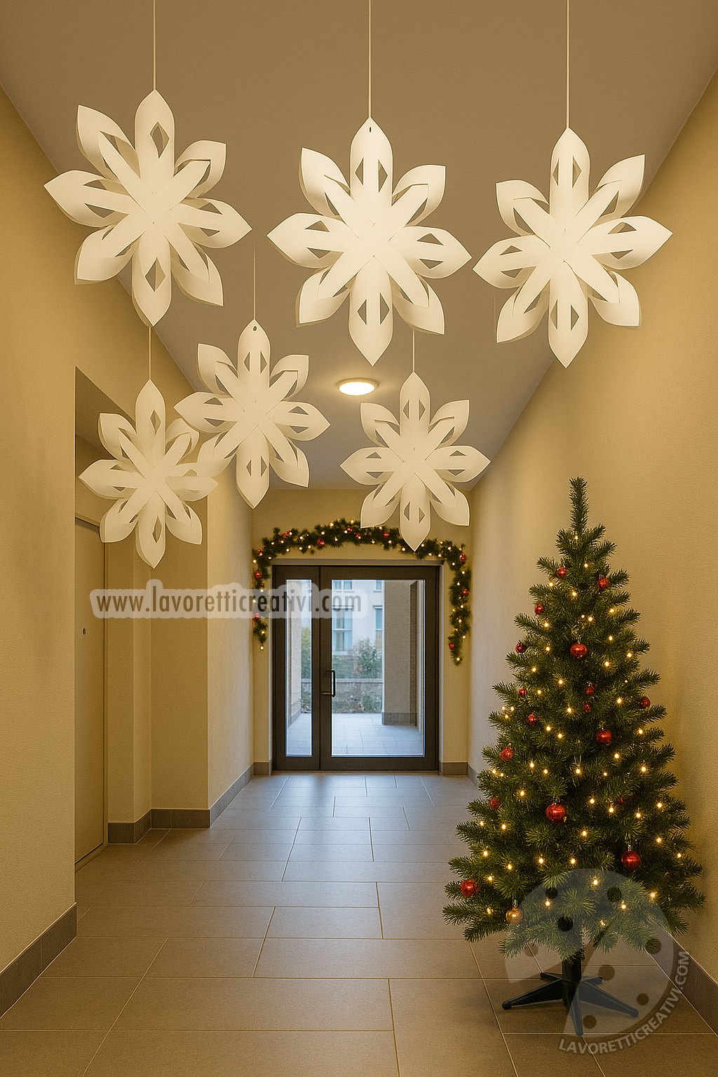 addobbi condominio a Natale