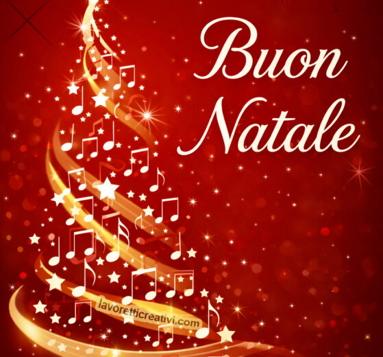 albero di natale note musicali