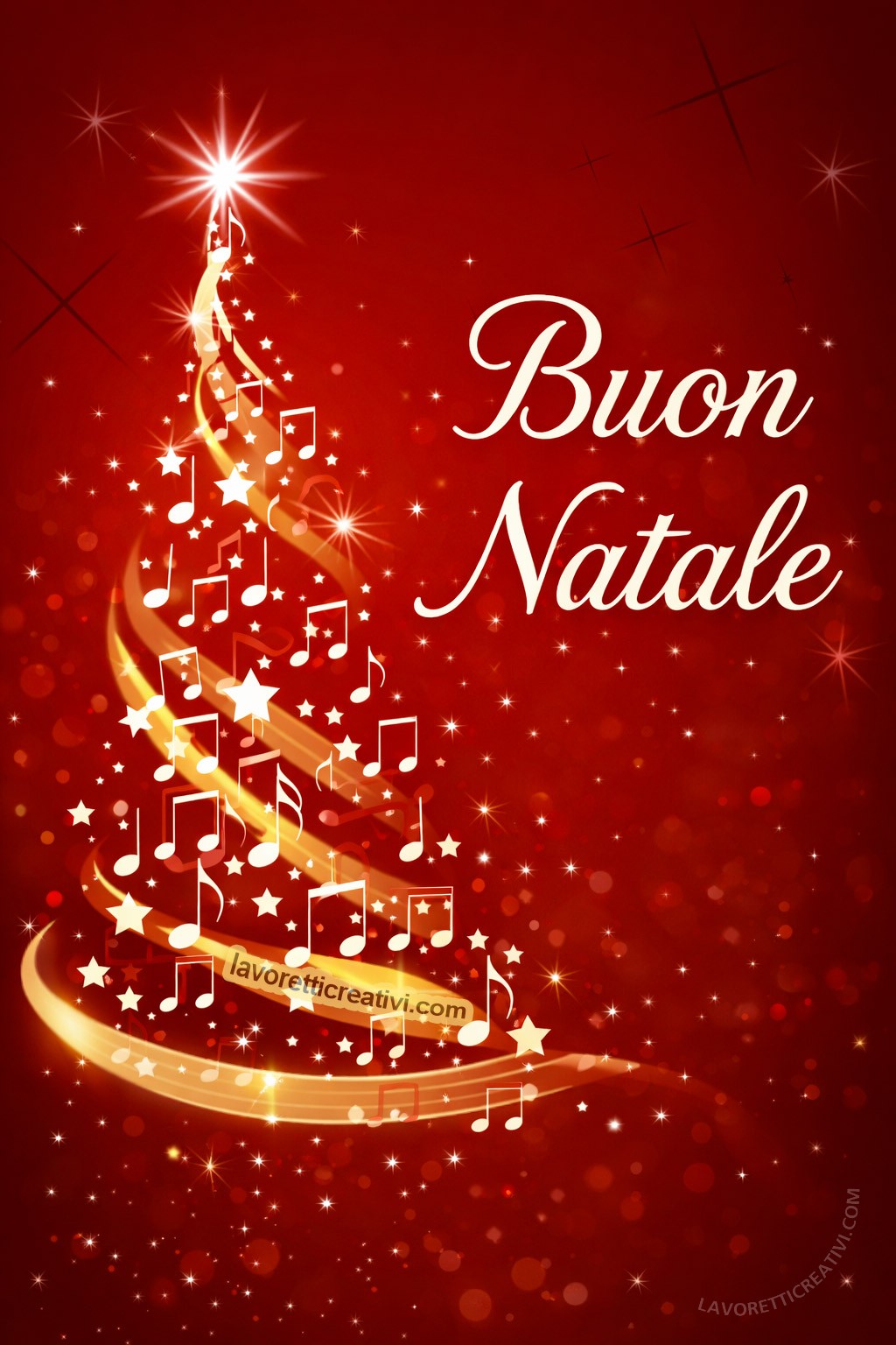 albero di natale note musicali