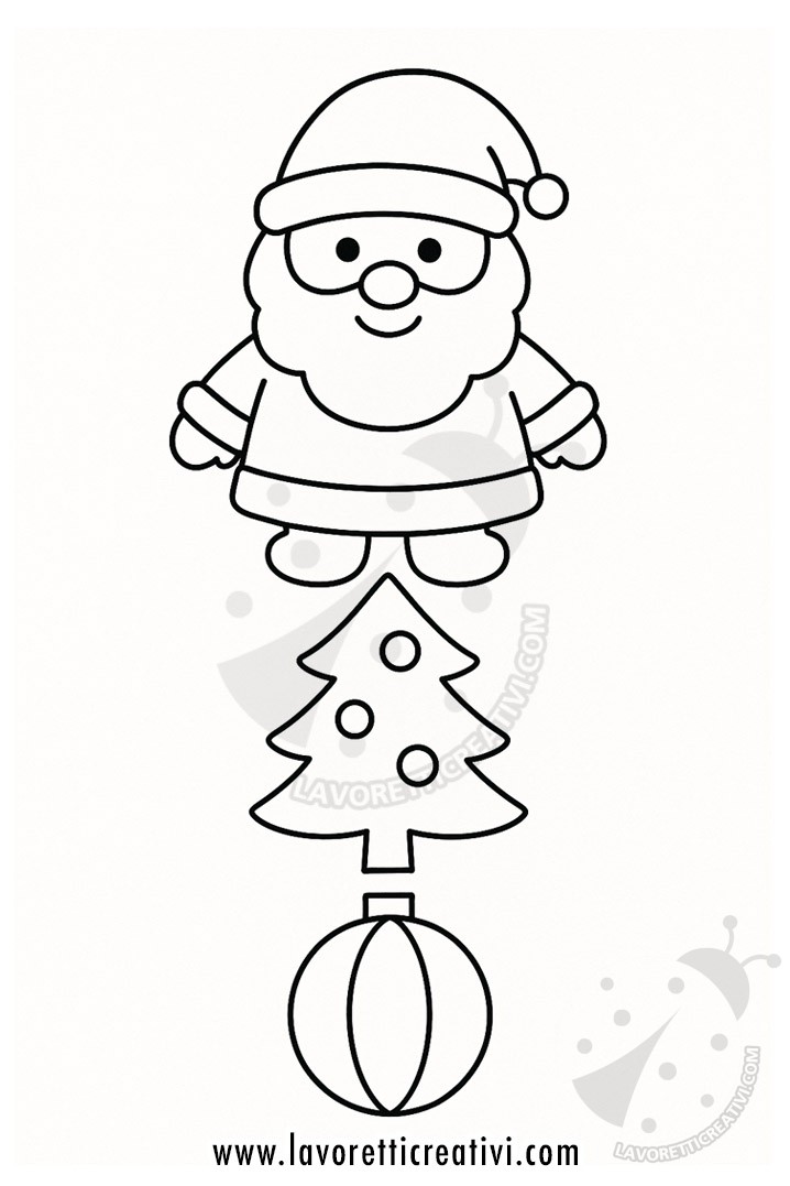 Idea addobbo natalizio per il corridoio della scuola 8 babbo natale alberello pallina