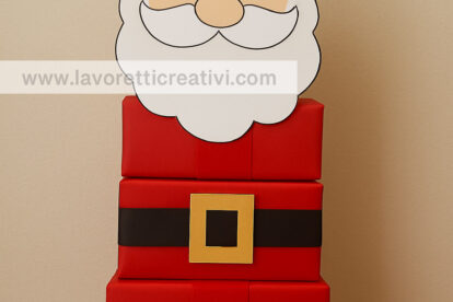 Sagome per lavoretti - Babbo Natale in slitta Lavoretti Creativi