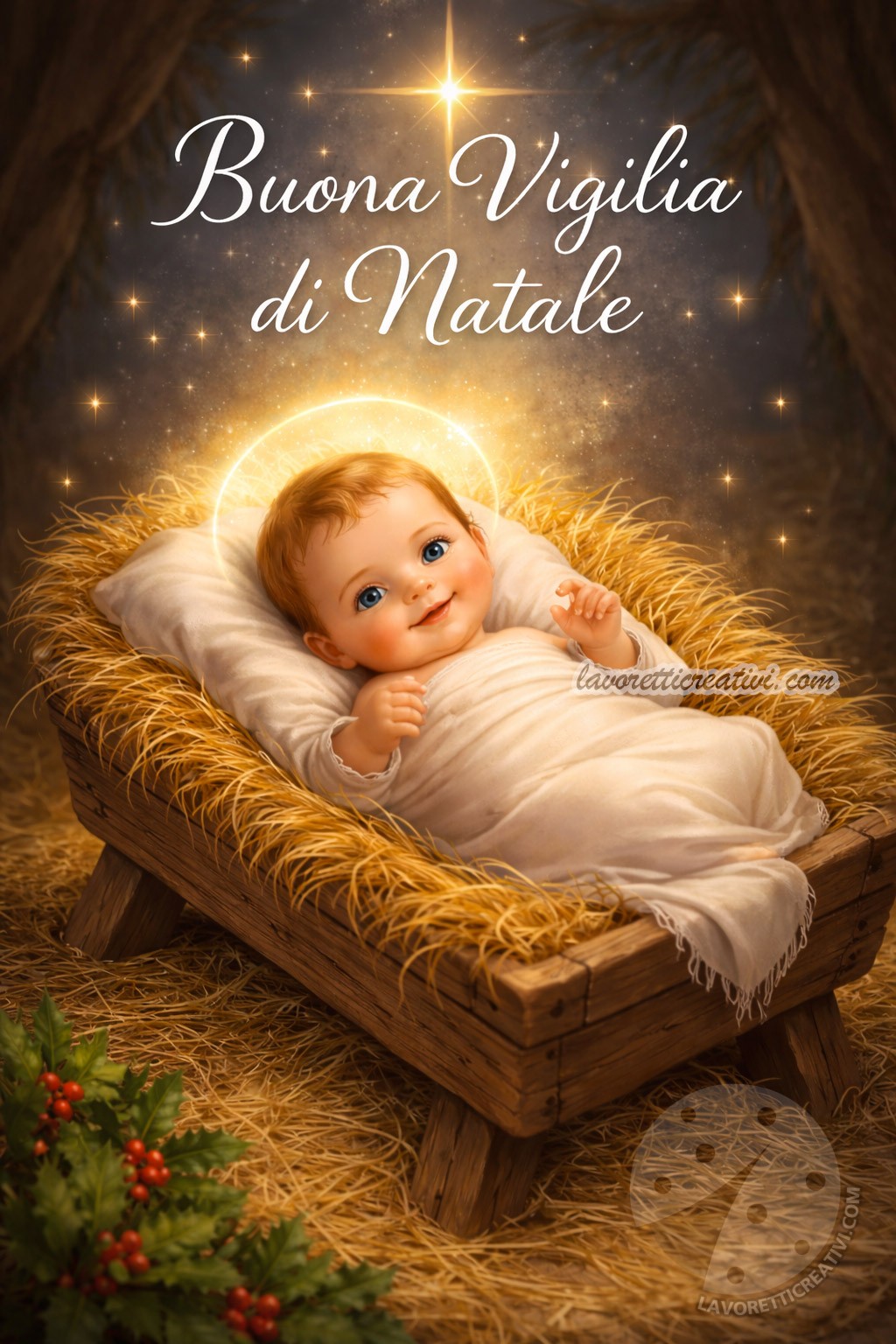 buona viglia natale gesu bambino