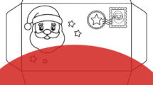 busta lettera babbo natale