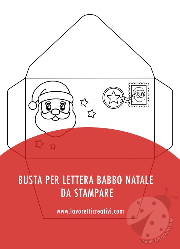 busta lettera babbo natale