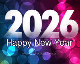 cartolina auguri happy new year 2026