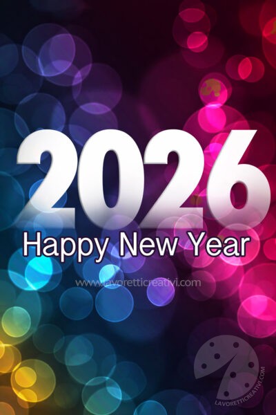 Cartolina auguri Happy New Year 2026 7 cartolina auguri happy new year 2026
