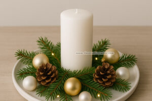 Centrotavola di Natale semplice ed elegante 10 centrotavola di natale semplice