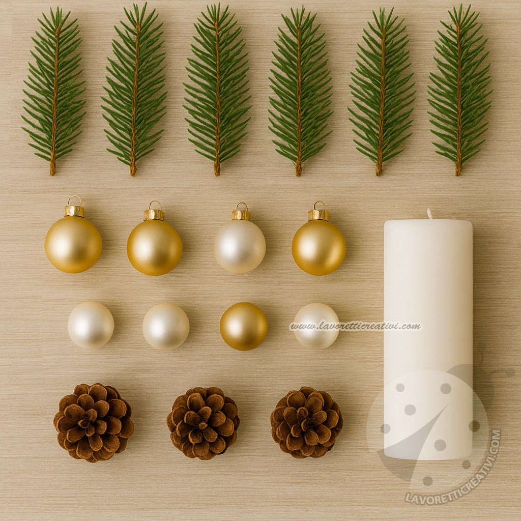 Centrotavola di Natale semplice ed elegante 8 centrotavola natale facile materiale