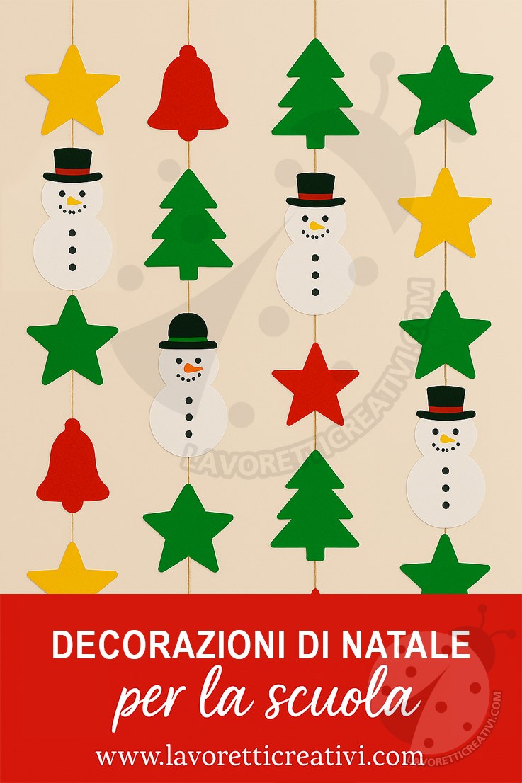 decorazioni natale scuola semplici