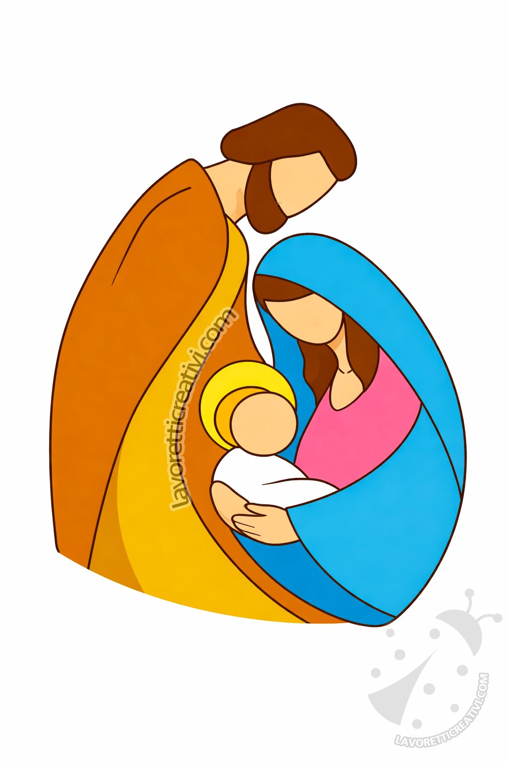 Immagini Sacra Famiglia da scaricare 7 sacra famiglia stilizzata