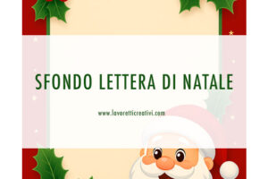 Carta da Lettere di Natale con Babbo Natale 9 sfondo letetra natale