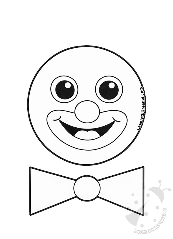 attivita di carnevale pagliaccio