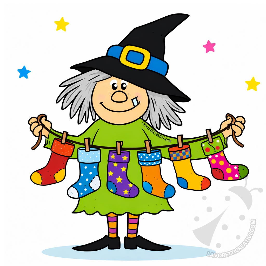 befana con calze