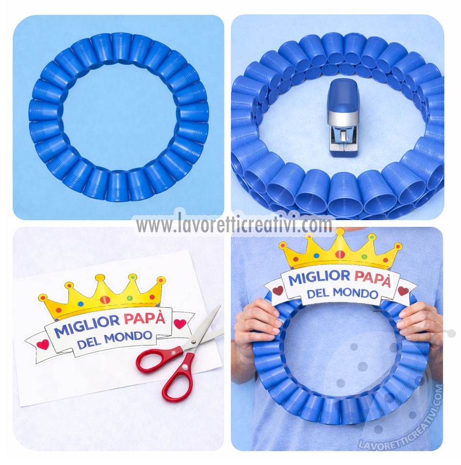 cornice selfie festa papa