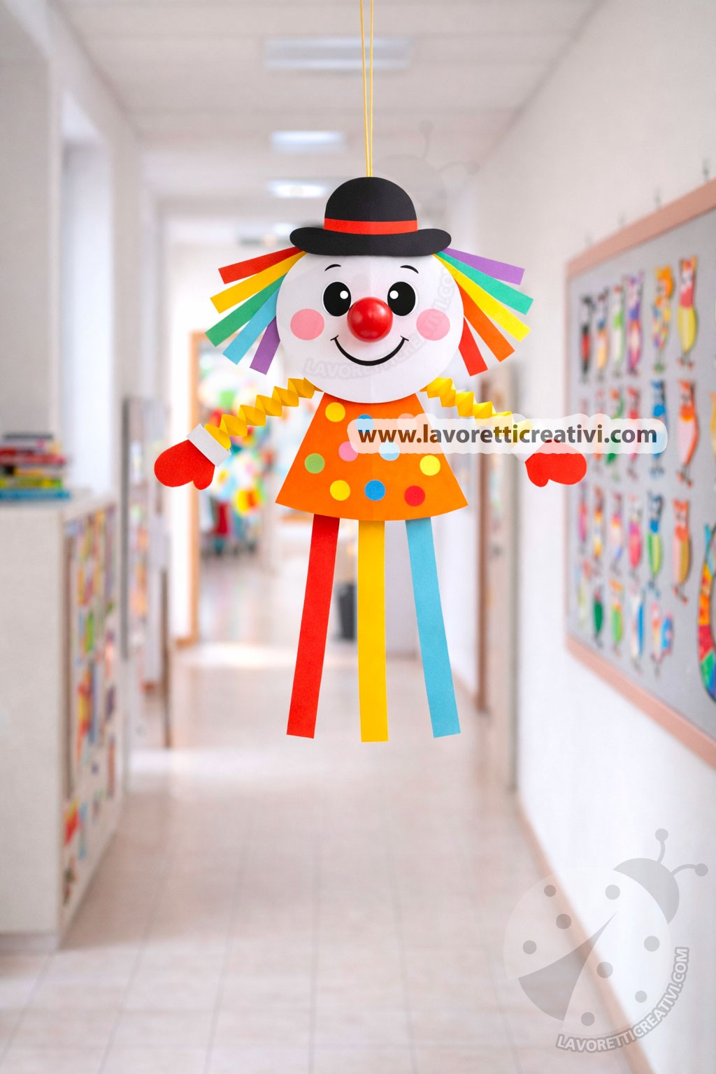 decorazione a soffitto di Carnevale