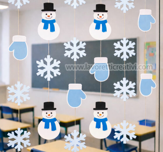 pendenti invernali per aula