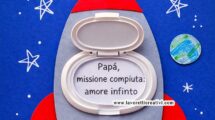 papà lavoretti creativi biglietto festa papà universo