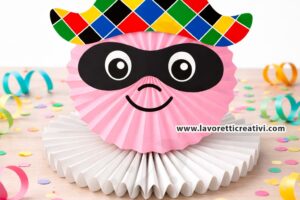 centrotavola arlecchino festa carnevale