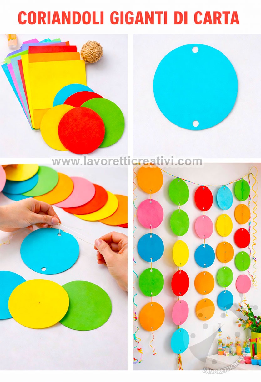 coriandoli giganti di carta