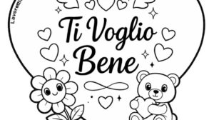 cuore scritta ti voglio bene