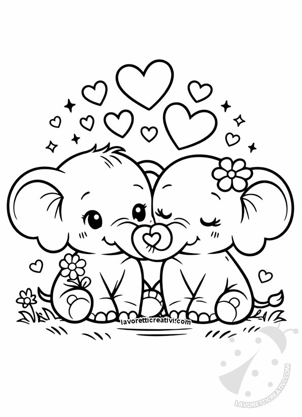 elefanti di san valentino