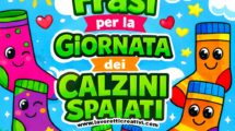 frasi giornata dei calzini spaiati