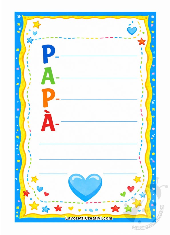 acrostico con la parola papa