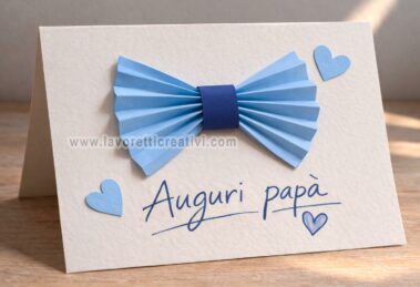 biglietto papillon festa del papa