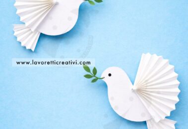 colombe ali ventaglio