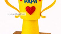 coppa per la festa del papa