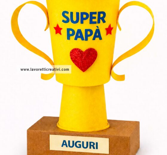 coppa per la festa del papa