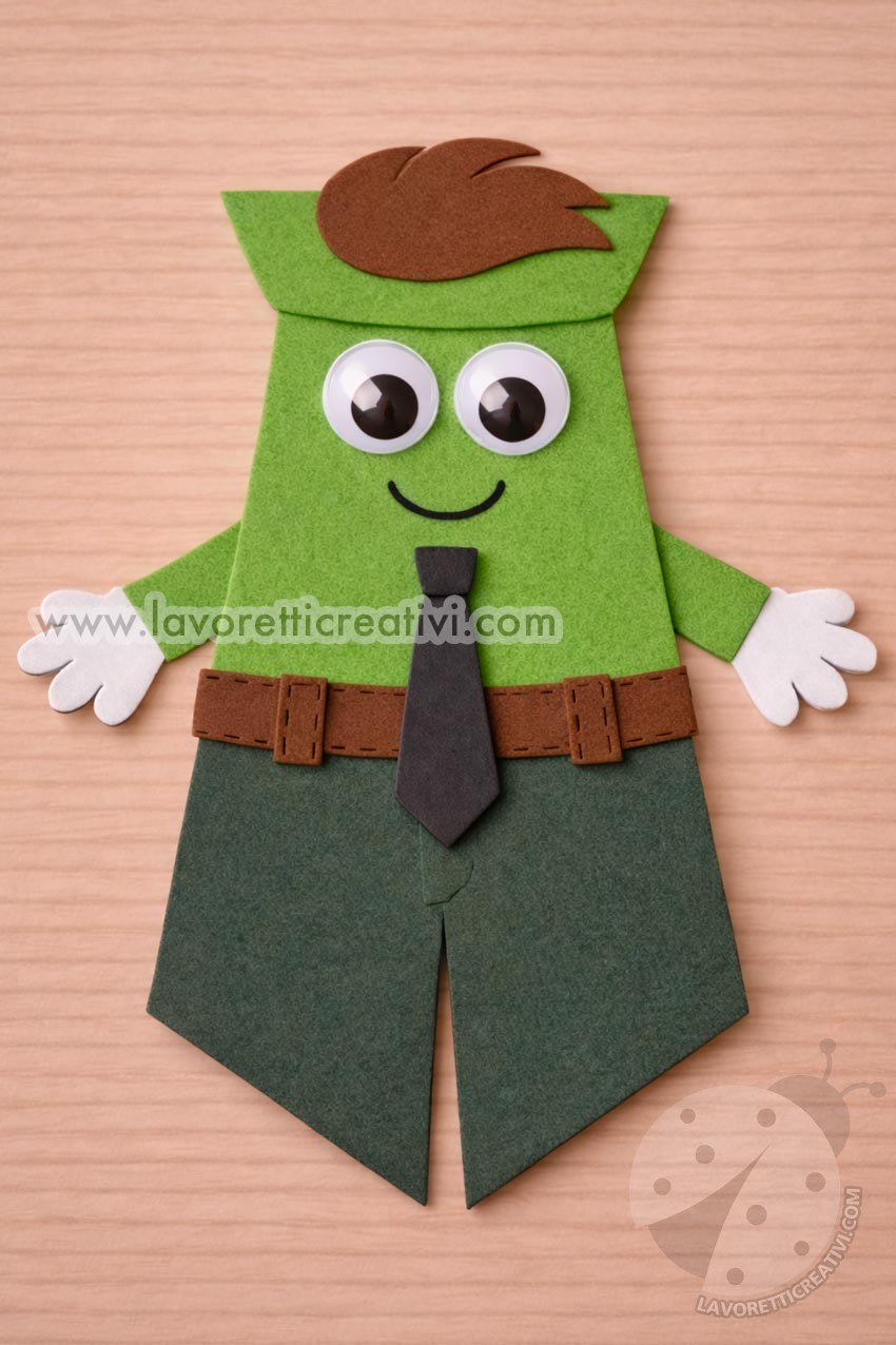 cravatta divertente papa avventuroso