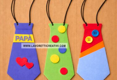 cravatta in gomma eva 1