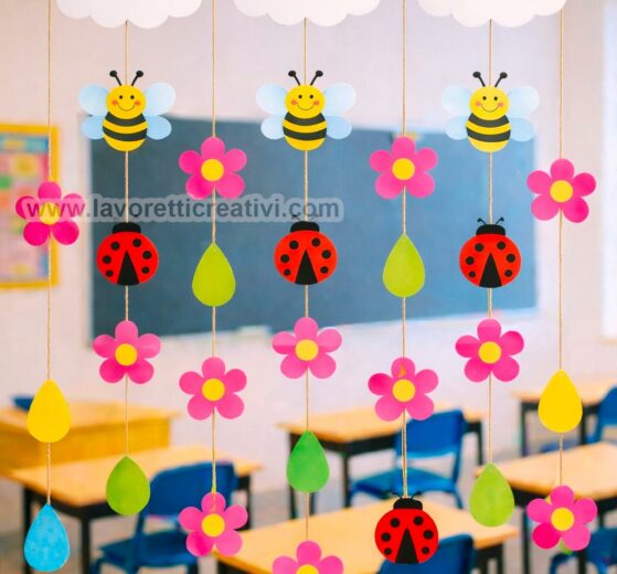 decorazione aula primavera fai da te