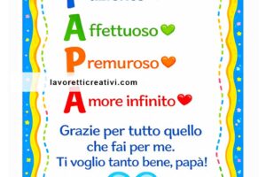 festa del papa acrostico 1