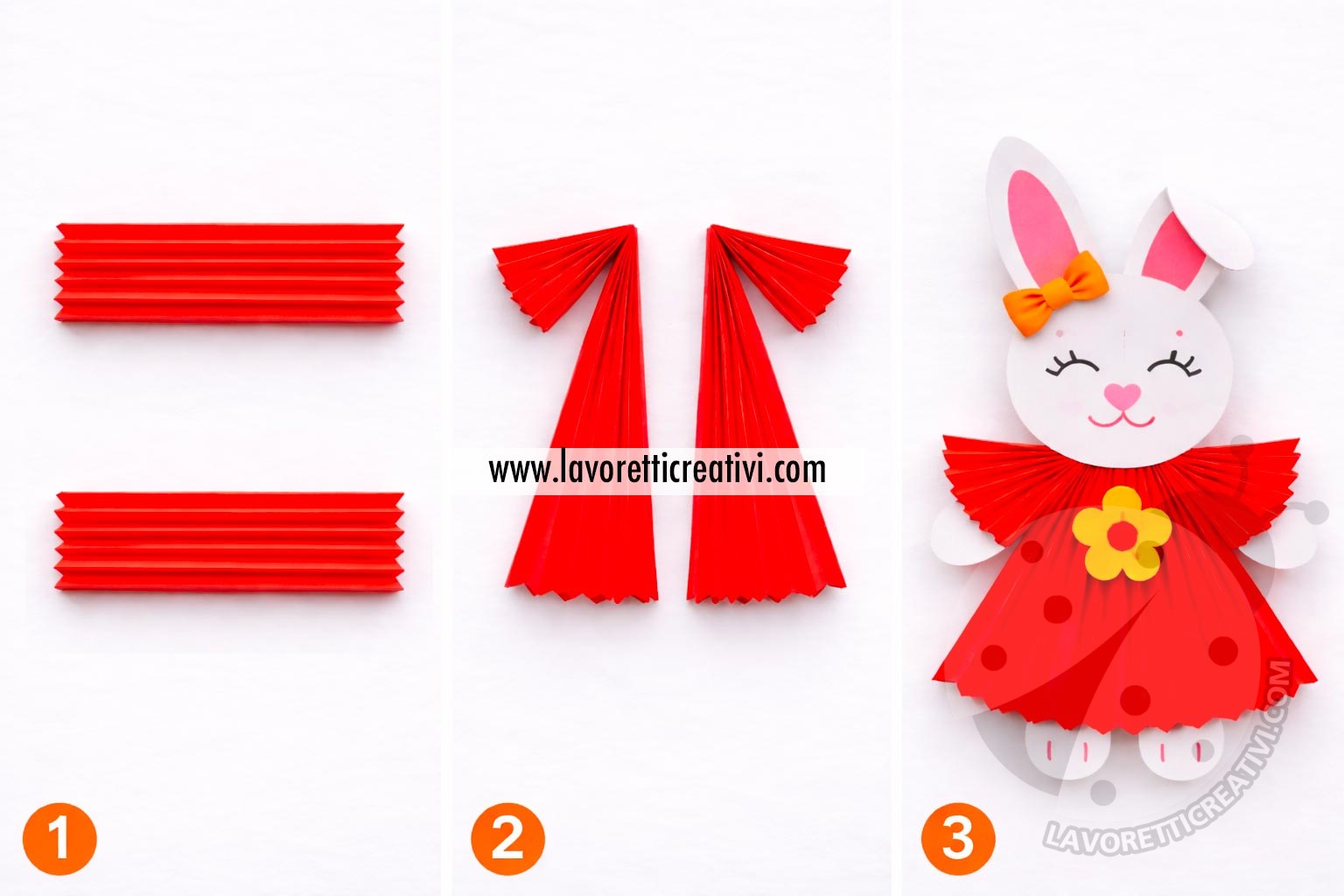 passaggi coniglietta pasquale carta