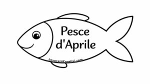 pesce aprile disegno