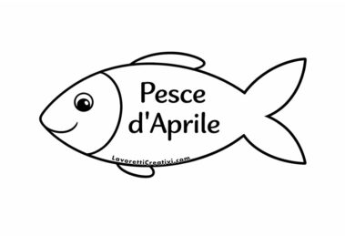 pesce aprile disegno