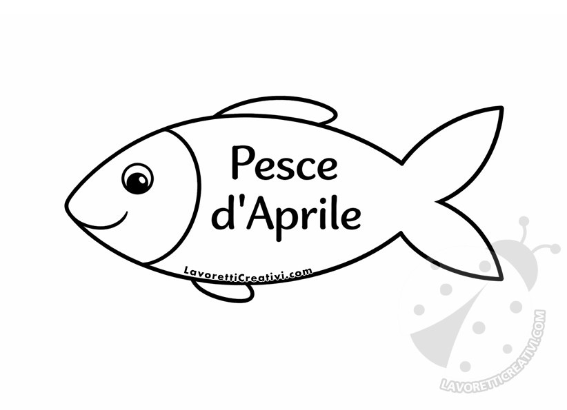 Pesce d’Aprile scuola primaria: idee e attività 8 pesce aprile disegno