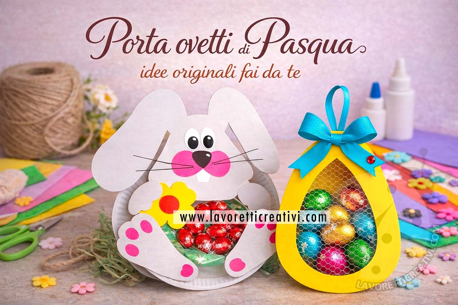 porta ovetti di pasqua fai da te