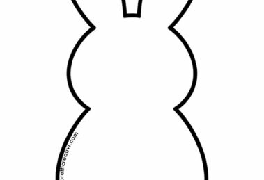 sagoma coniglio semplice