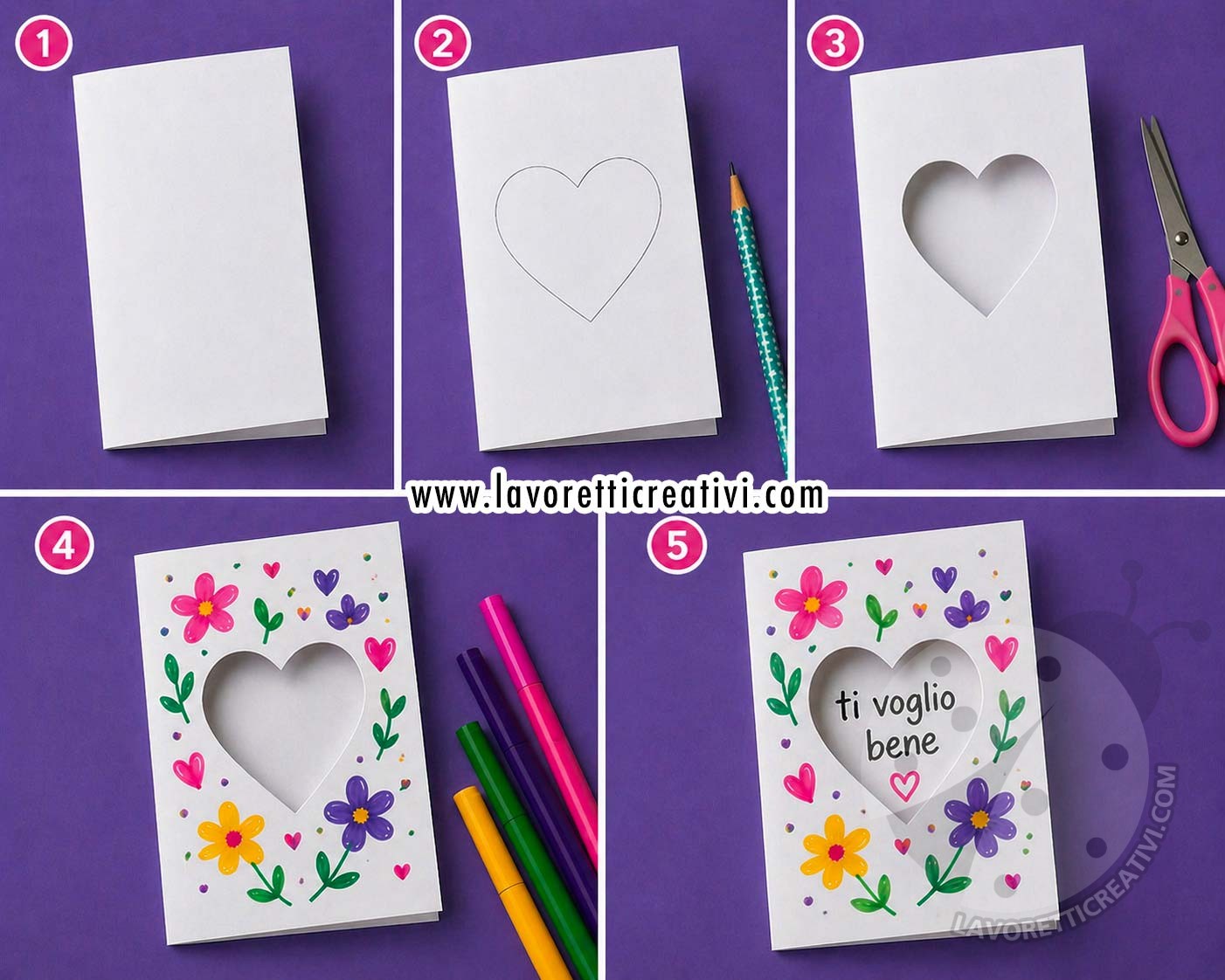 biglietto per la mamma facile