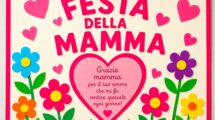 cartellone per la festa della mamma