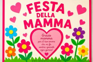 cartellone per la festa della mamma